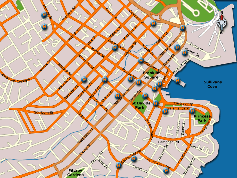 Hobart Hotel plan