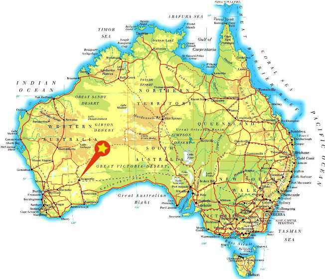 Kalgoorlie plan australie