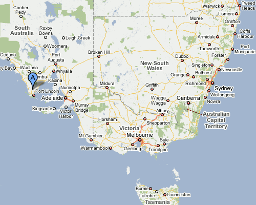 carte Mount Gambier