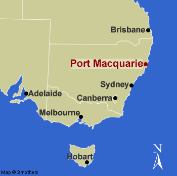 Port Macquarie maap