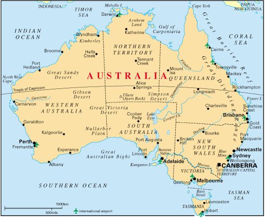 australie plan Port Macquarie