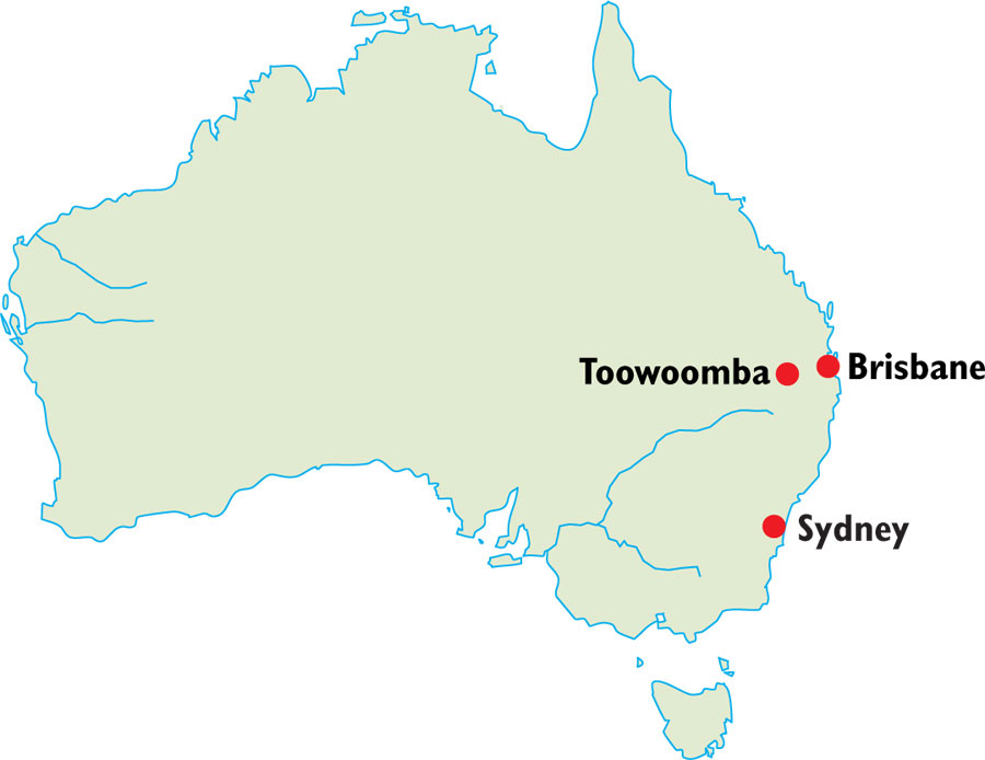 australie Toowoomba plan