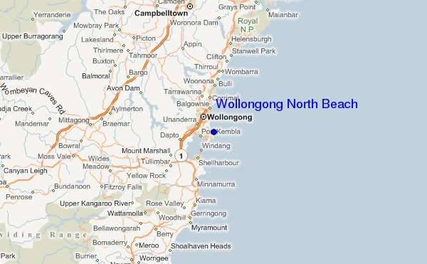 Wollongong nord Beach plan