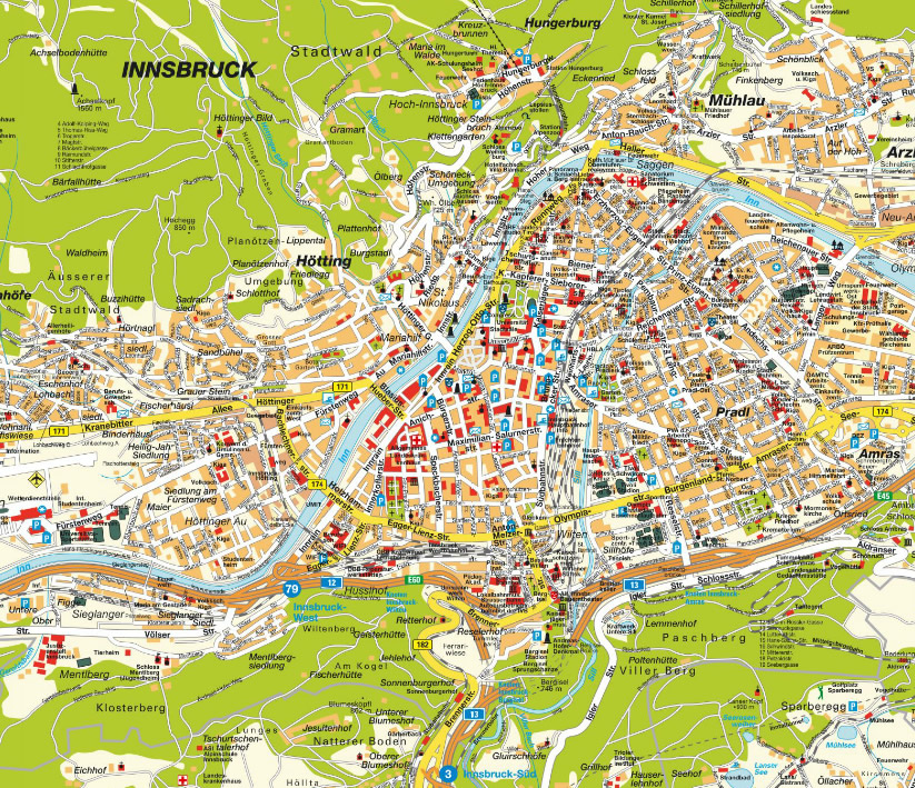 plan de Innsbruck