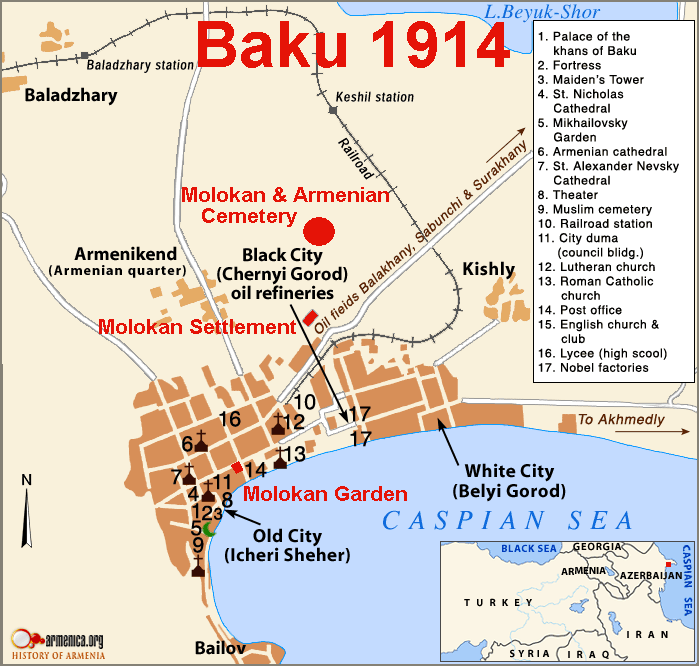 Baku 1914 plan