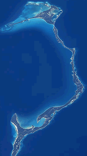 bahamas carte eleuthera nord