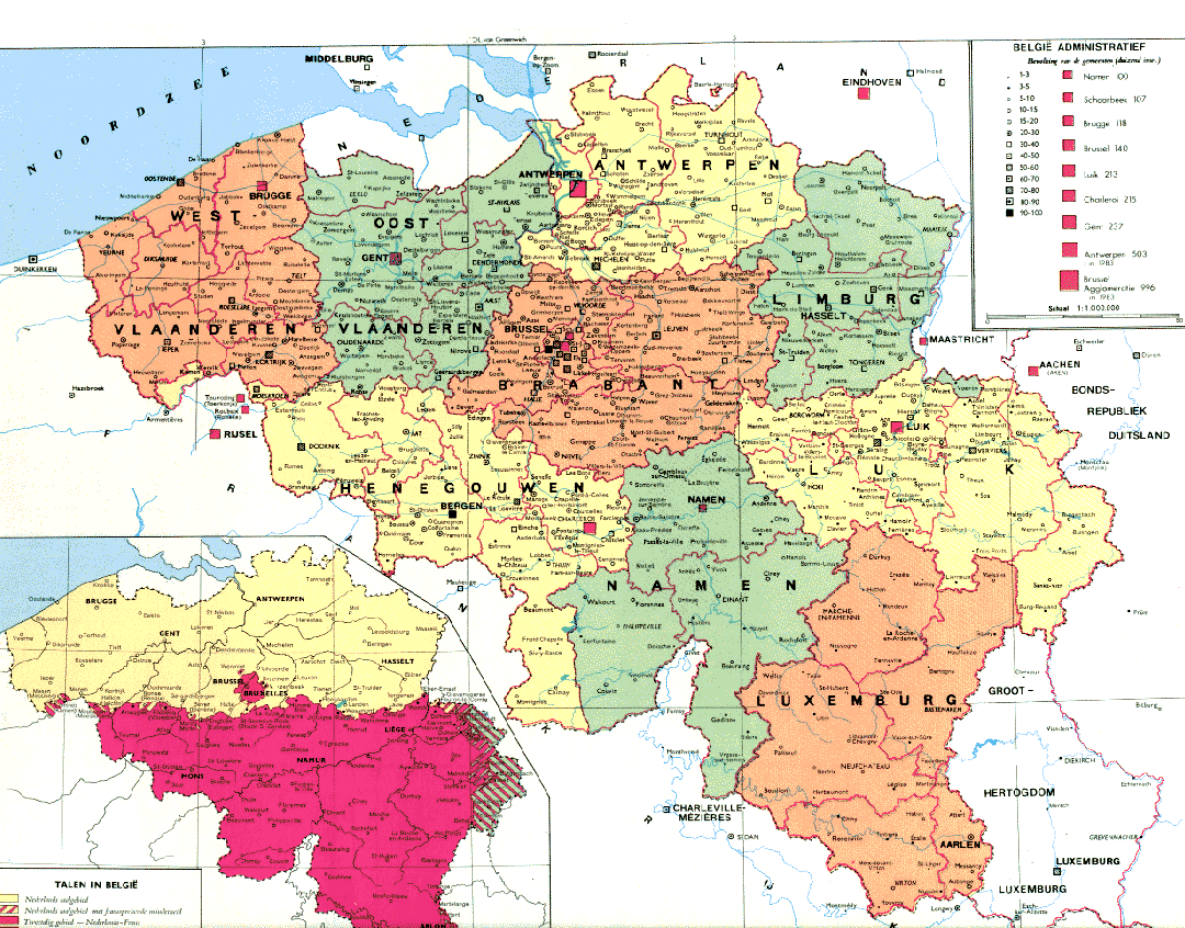 belgique regions carte