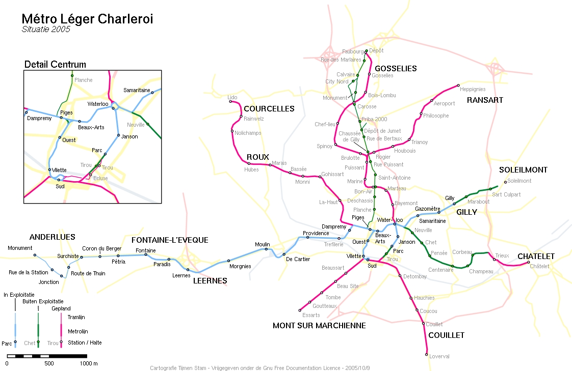 charleroi subway plan