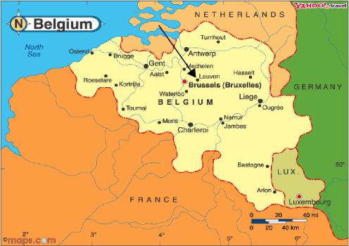 belgique location plan