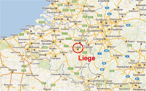 Liege belgique plan