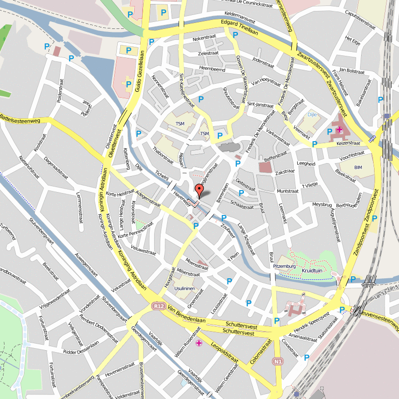Mechelen ville plan