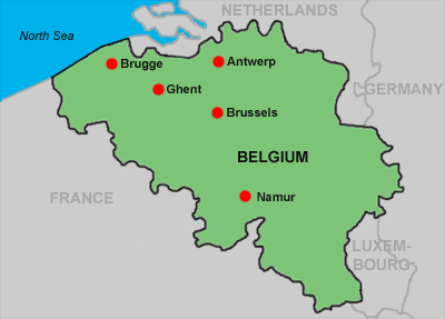 namur belgique carte