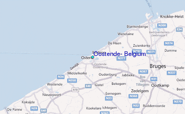 Oostende belgique plan