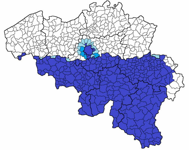 Presence des Francophones en Belgique