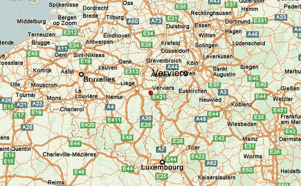 Verviers regions plan