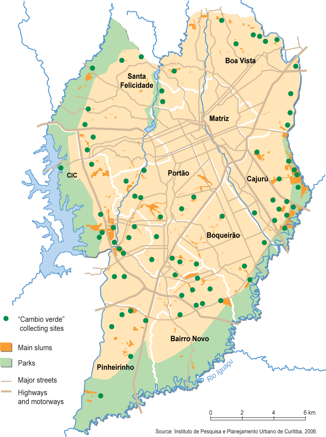 Curitiba ville plan