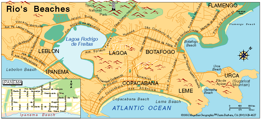 rio de janeiro beach plan