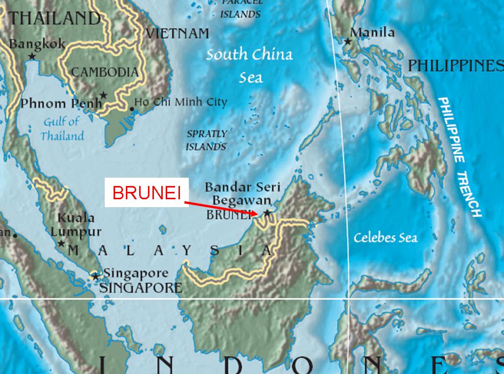 politique carte du brunei