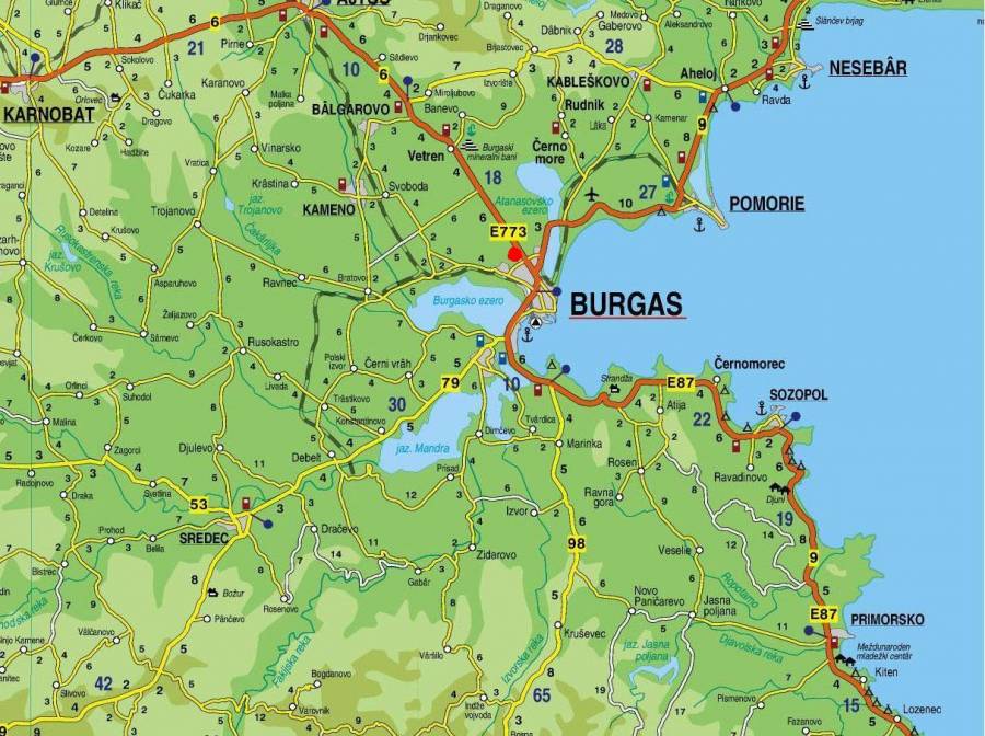 Burgas zone plan