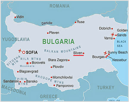 Sliven bulgarie plan