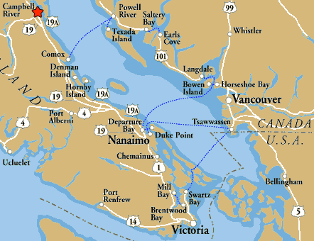 plan de Campbell riviere