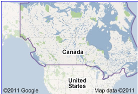 carte du canada google