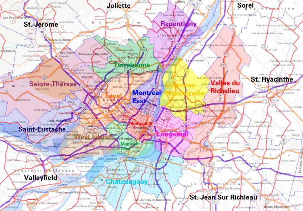 Chateauguay province plan