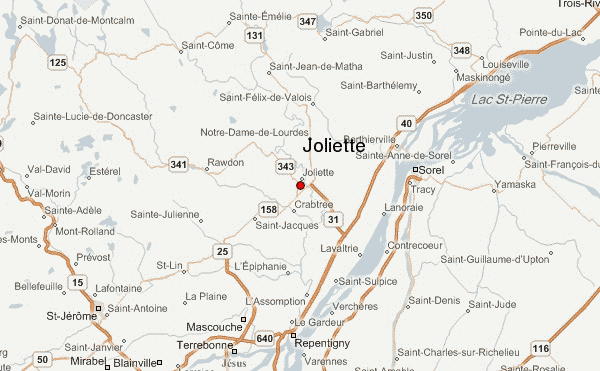 Joliette zone plan