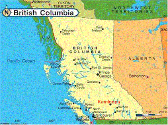 Kamloops british colombie plan