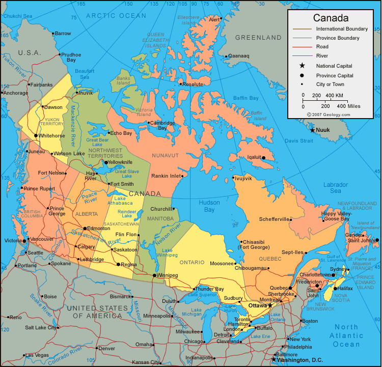 carte Lethbridge canada