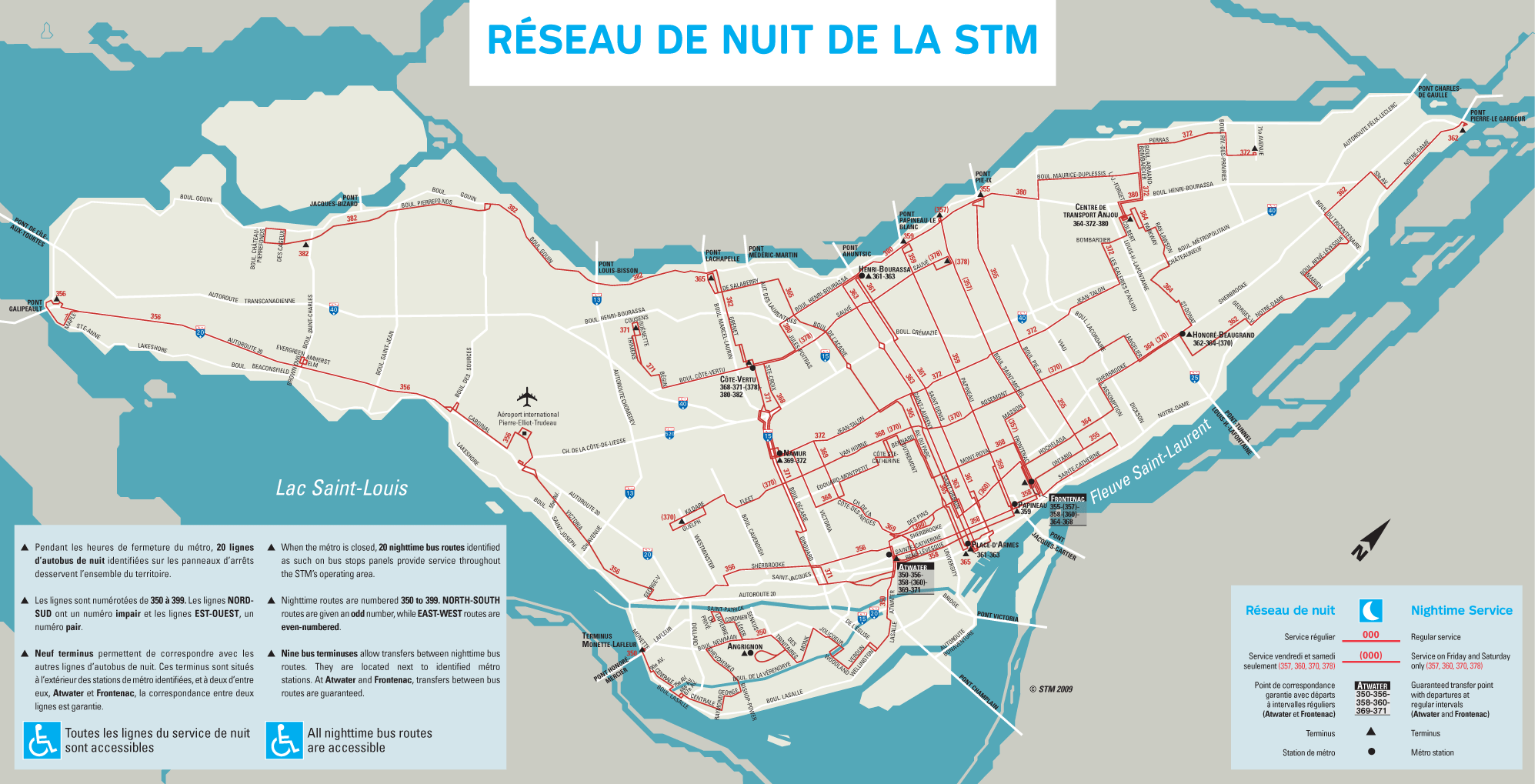 montreal night bus plan