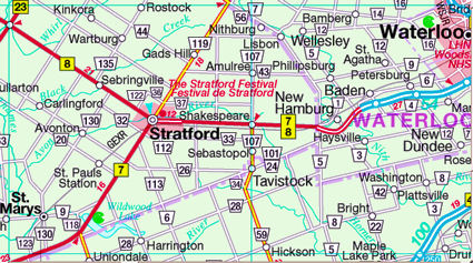 carte stratford