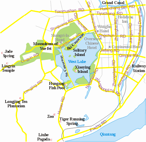 hangzhou ville centre plan