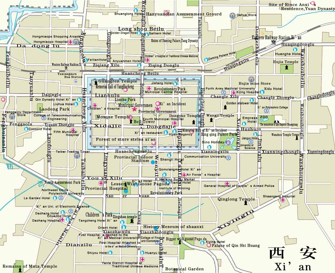 Xian ville plan