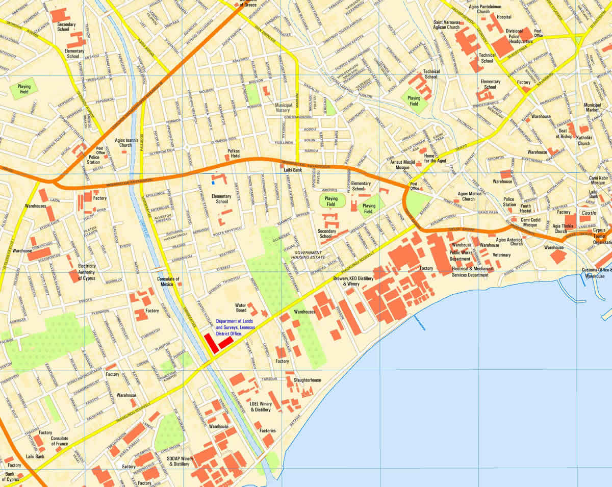 limassol street plan