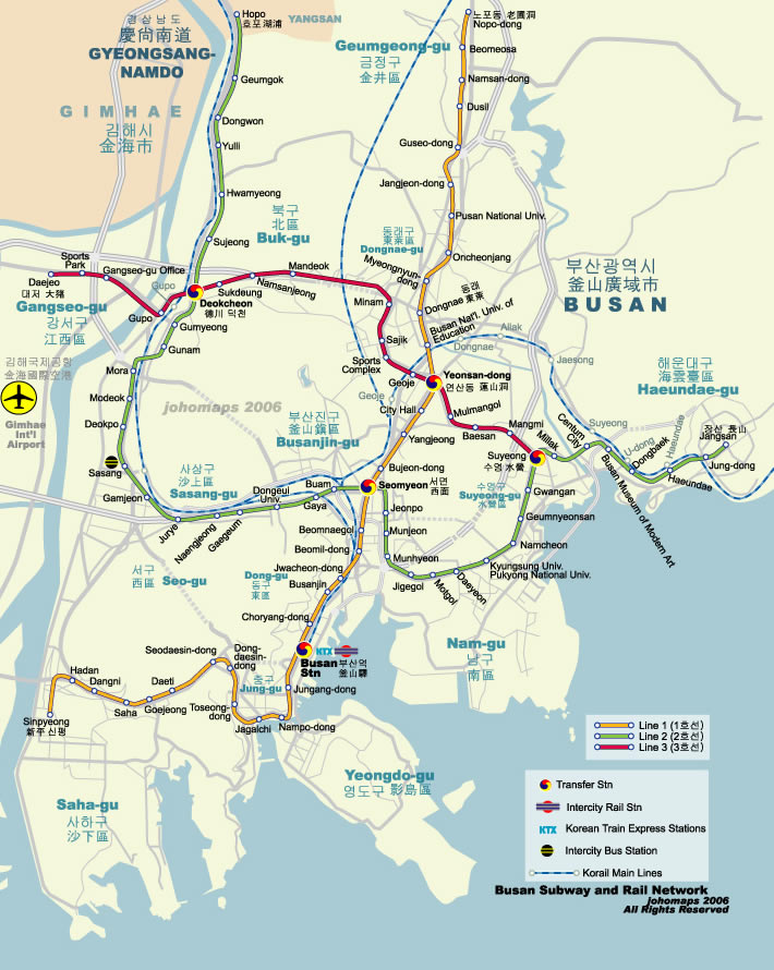 busan itineraire plan