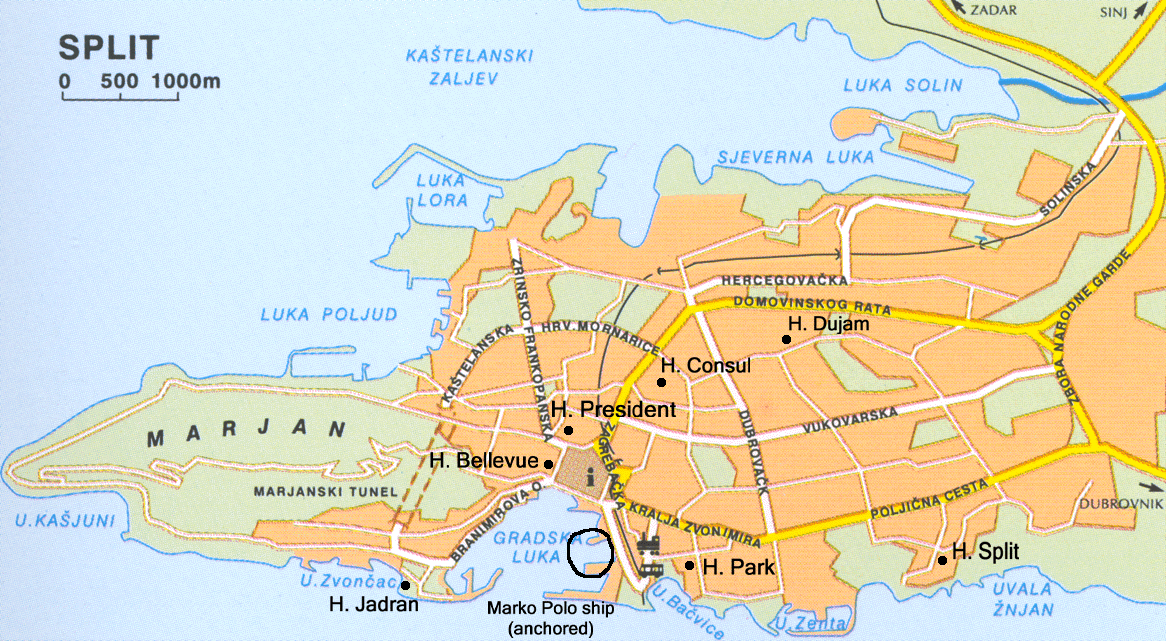 split centre ville plan