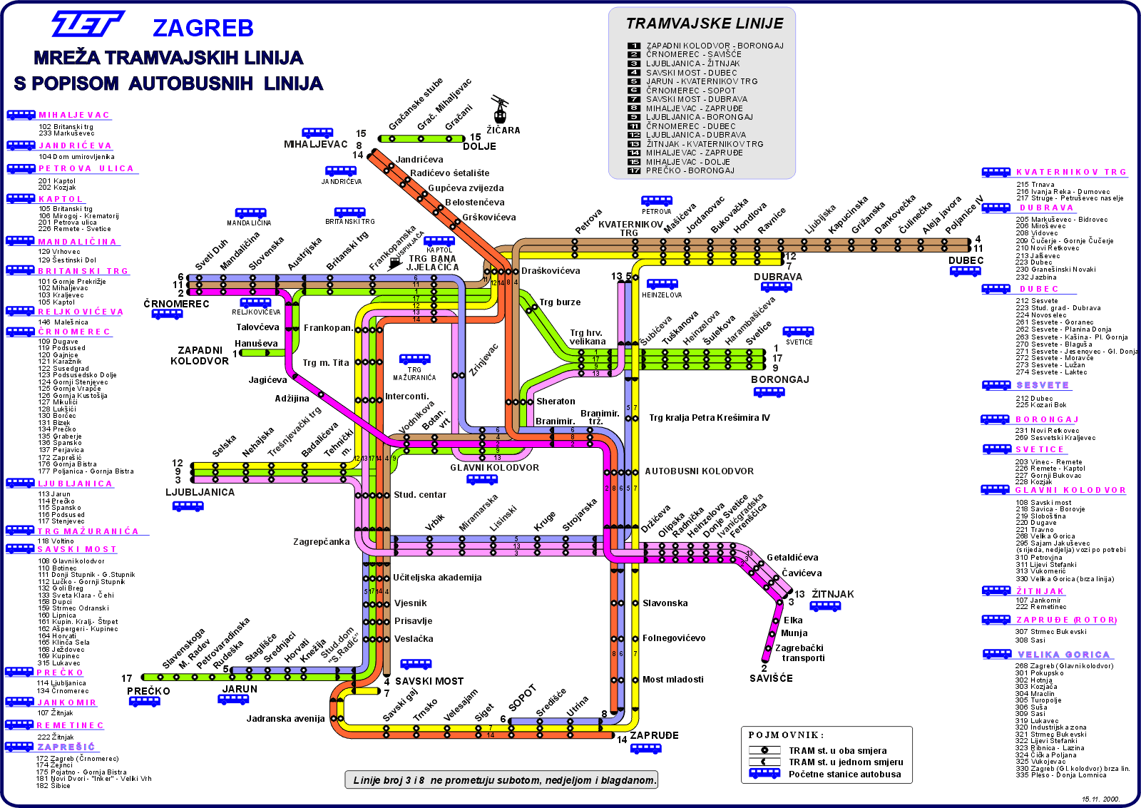 Zagreb Tram transport plan