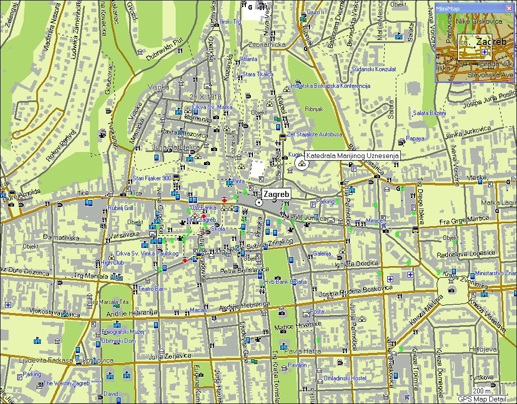 zagreb street plan