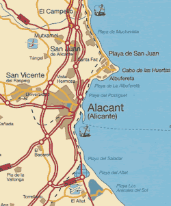 Alicante zone plan