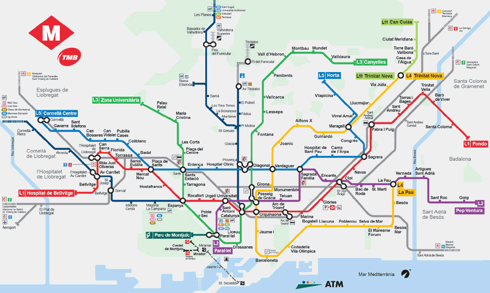 Barcelona metro plan