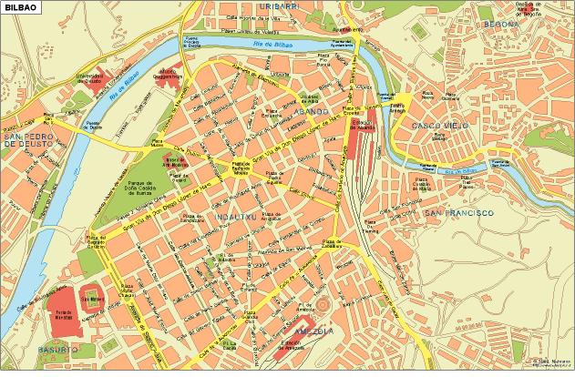 Bilbao ville plan