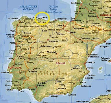 espagne Gijon plan