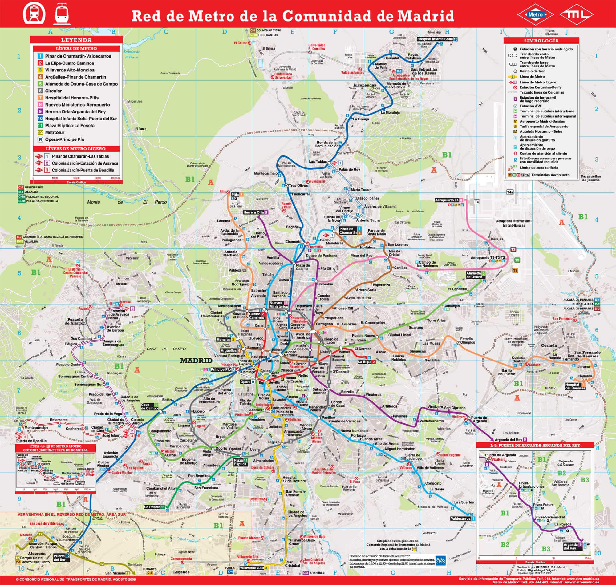 madrid subway plan