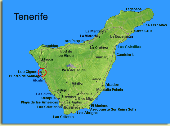 Tenerife physique plan