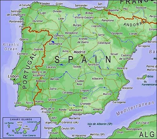 espagne Tenerife plan