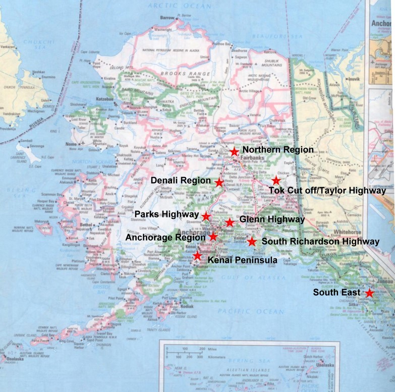 alaska regions carte