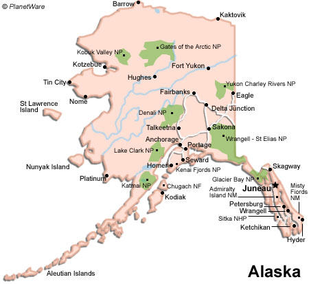 carte du alaska