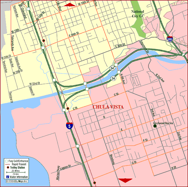 chula vista carte centre ville