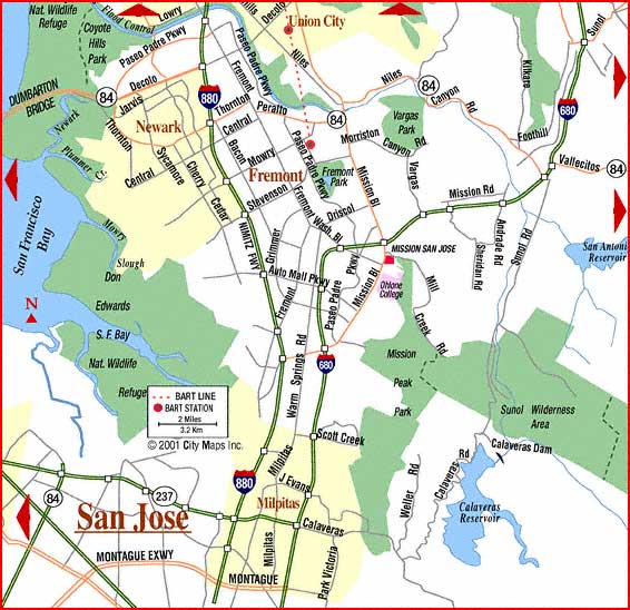 fremont route carte